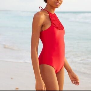 Aerie Macrame One-Piece Swimsuit